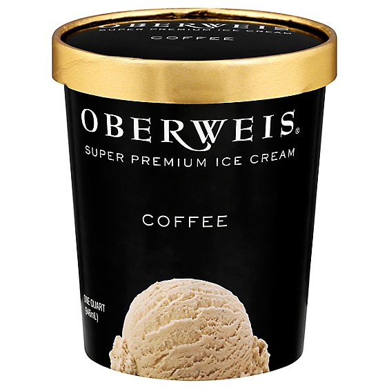 Oberweis Coffee Ice Cream - 32 Oz