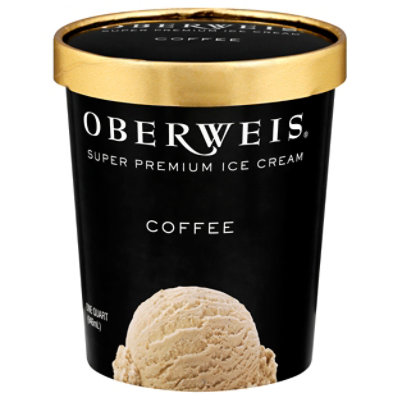 Oberweis Coffee Ice Cream - 32 Oz - Image 1