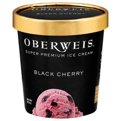 Oberweis Black Cherry Ice Cream - 16 Oz - Image 3