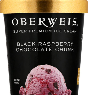 Oberweis Black Raspberry - 16 Oz - Image 2