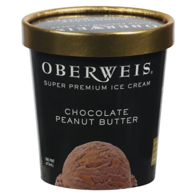 Oberweis Peanut Butter Chocolate Ice Cream - 16 Oz - Image 3