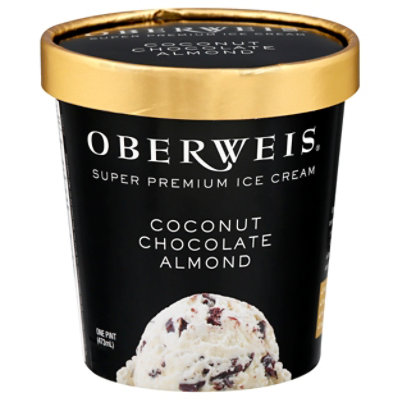 Oberweis Coconut Chocolate Ice Cream - 16 Oz - Image 3