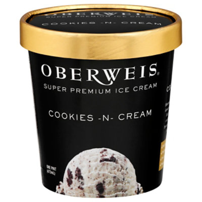 Oberweis Cookies & Cream Ice Cream - 16 Oz - Image 3