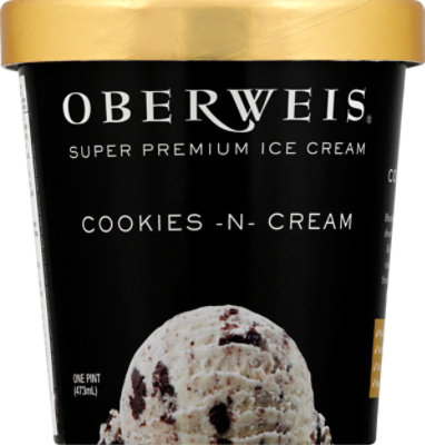 Oberweis Cookies & Cream Ice Cream - 16 Oz - Image 2