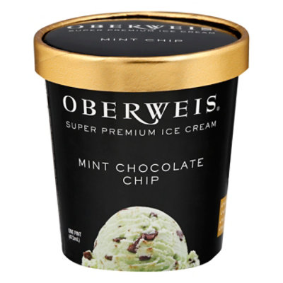 Oberweis Mint Chocolate Ice Cream - 16 Oz - Image 3