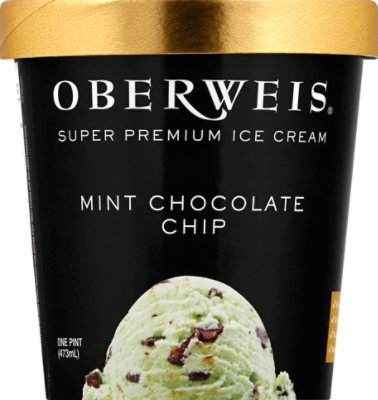 Oberweis Mint Chocolate Ice Cream - 16 Oz - Image 2