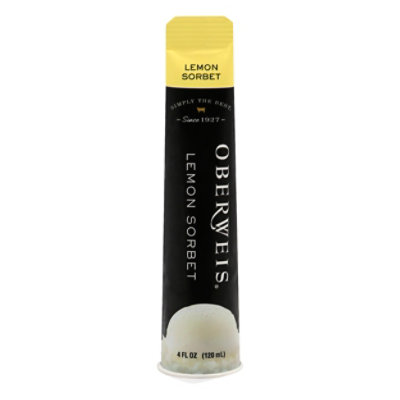 Oberweis Tube Lemon Sorbet - 4 Oz - Image 3