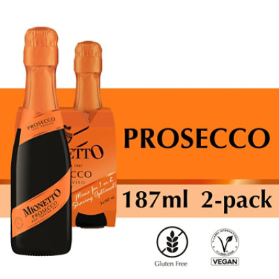 Mionetto Prosecco Brut - 2-187 Ml - Image 1