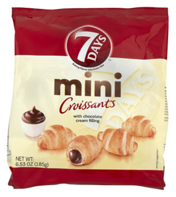 7 Days Chocolate Flavored Mini Croissant - 6.53 Oz - Image 1