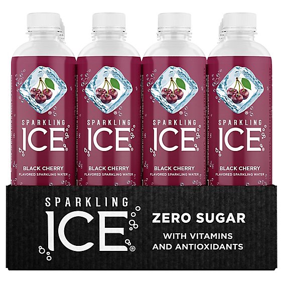 Sparkling Ice Black Cherry Sparkling Water Bottles - 12-17 Fl. Oz.