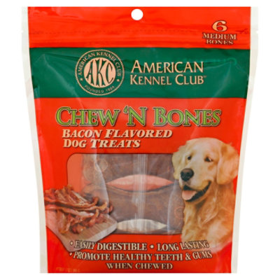 American Kennel Club Bacon Chew N Bones  Oz - Randalls