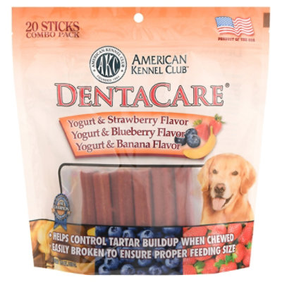 American Kennel Club Dentacare Fruit Combo Dog Sticks - 18.3 Oz - Image 3