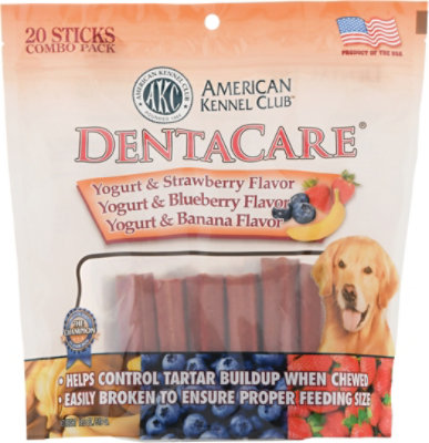 American Kennel Club Dentacare Fruit Combo Dog Sticks - 18.3 Oz - Image 2