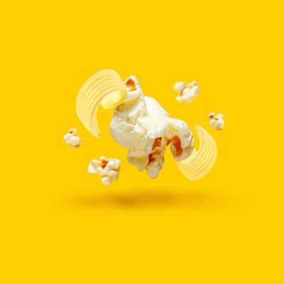 SkinnyPop Butter Popcorn Grocery Size Bag - 4.4 Oz - Image 2