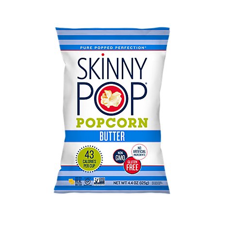 SkinnyPop Butter Popcorn - 4.4 Oz