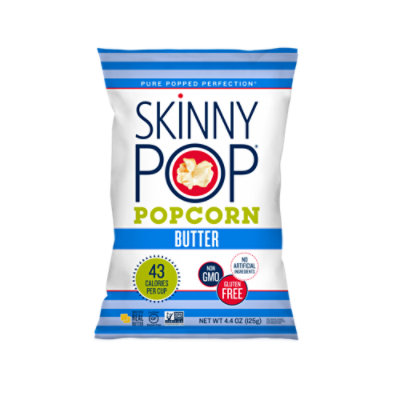 SkinnyPop Popped Popcorn Butter - 4.4 Oz