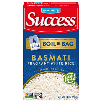 Success Boil In Bag Basmati White Rice In Box - 14 Oz - Image 1