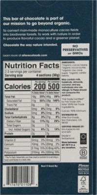 Alter Eco Choc Bar Supr Blackout Org - 2.82 Oz - Image 6