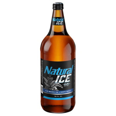 Natural Ice Beer Bottle - 40 Fl. Oz. - Image 2