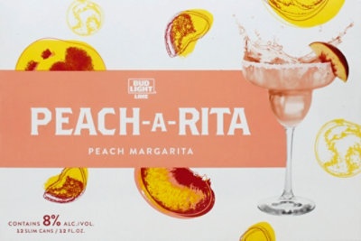 Bud Light Peach-A-Rita 12pkcan - 12-12 Fl. Oz. - Image 3