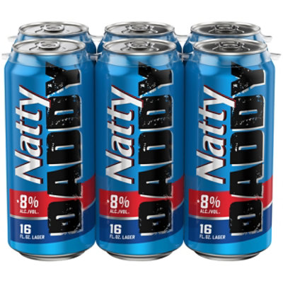 Natty Daddy Beer Cans - 6-16 Fl. Oz. - Image 2