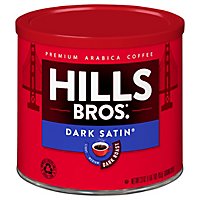 Hills Brothers Dark Satin Dark Roast Ground Coffee - 23 Oz - Image 3