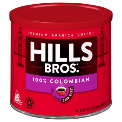 Hills Brothers Colombian Dark Roast Ground Coffee - 24 Oz - Image 3