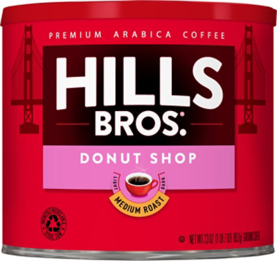 Hills Brothers Donut Shop Medium Roast Ground Coffee - 23 Oz - Image 2