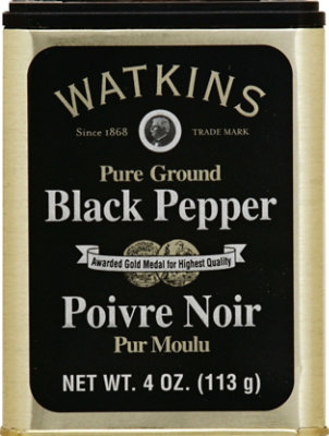 Watkins Ground Black Pepper - 4 Oz - Image 1