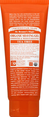 Dr. Bronners Tea Tree Organic Shaving Soap Gel - 7 Oz - Image 2