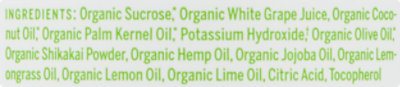 Dr. Bronners Organic Soap Pump Sugar 4 In 1 Lemongrass Lime - 12 Fl. Oz. - Image 4