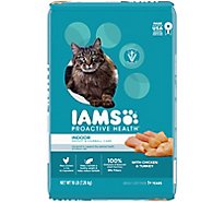 IAMS Chicken & Turkey Dry Cat Food - 16 Lb