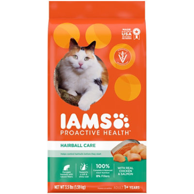  IAMS Proactive Health Cat Food Hairball Care - 3.5 Lb 