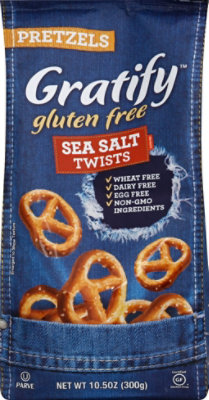 Gratify Pretzel Twist Sea Salt Bag - 10.5 Oz - acmemarkets