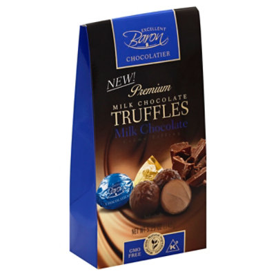 EXCELLENT BARON CHOCOLATIER, MILK CHOCOLATE COVERED GUMMI BUNNIES