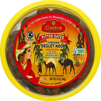 Golden Deglet Dates Noor - 10 Oz - Image 2