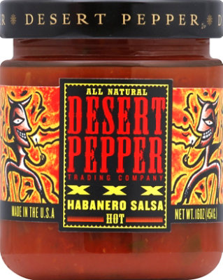 Desert Pepper Xxxtra Hot Fire Roasted Habanero Salsa - 16 Oz - Image 2