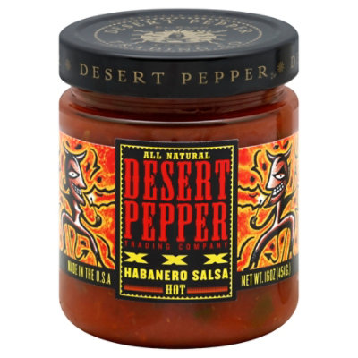 Desert Pepper Xxxtra Hot Fire Roasted Habanero Salsa - 16 Oz - Image 1