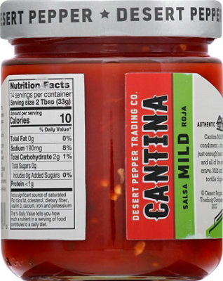 Desert Pepper Salsa Cantina Mild Red - 16 Oz - Image 6