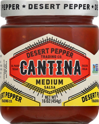 Desert Pepper Salsa Cantina Medium Red - 16 Oz - Image 2