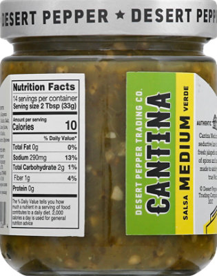 Desert Pepper Salsa Cantina Green - 16 Oz - Image 6