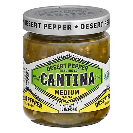 Desert Pepper Salsa Cantina Green - 16 Oz - Image 1