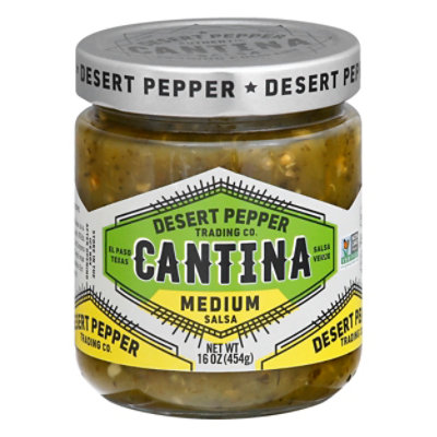 Desert Pepper Salsa Cantina Green - 16 Oz