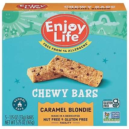 Enjoy Life Caramel Blondie Baked Chewy Bars - 6 Oz - Image 2