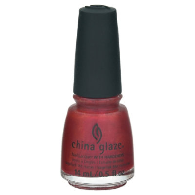China Glaze Red Pearl Nail Polish With Hardeners - 0.5 Fl. Oz. - Image 3