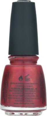 China Glaze Red Pearl Nail Polish With Hardeners - 0.5 Fl. Oz. - Image 5