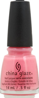 China Glaze Pink Shock Nail Polish - .5 Fl. Oz.