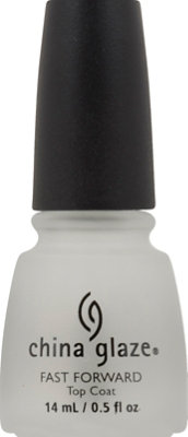 China Glaze Fast Forward Top Coat - .5 Fl. Oz. - Image 2