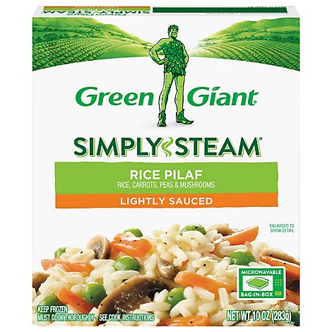 Green Giant Steamers Rice Pilaf Rice Carrots Peas & Mushrooms - 10 Oz