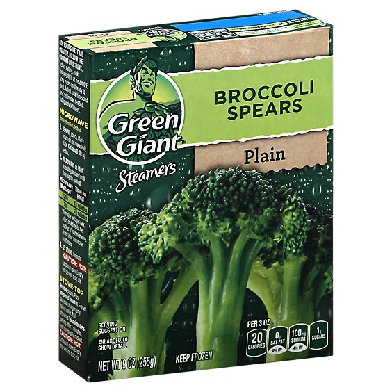 Green Giant Steamers Broccoli Spears Plain - 9 Oz